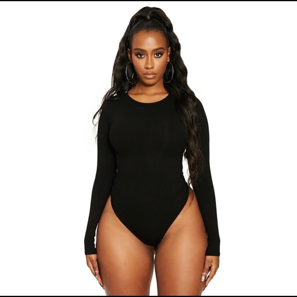 NWT Naked Wardrobe Snatched Thong Bodysuit